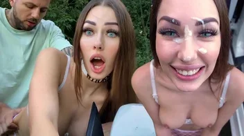 Garota lasciva e cara de sorte