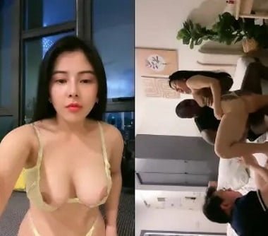 Jogando a irmã de Khanh Van se sente chique e aquosa